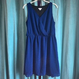 Xhilaration blue/black dress - Sz Large